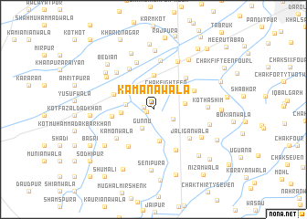 map of Kamānāwāla