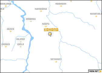 map of Kamana