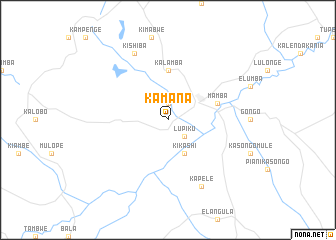 map of Kamana