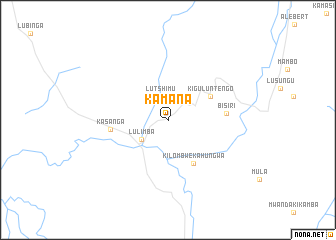 map of Kamana