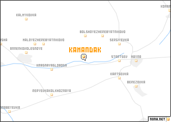 map of Kamandak