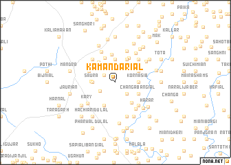 map of Kamandariāl