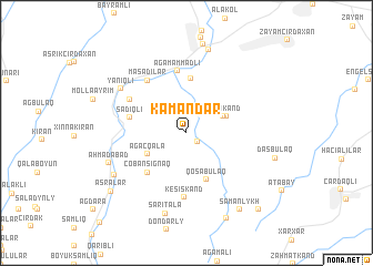 map of Kamandar