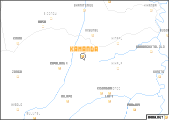 map of Kamanda