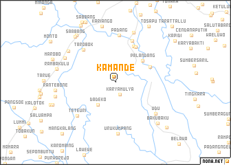 map of Kamande