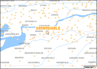 map of Kamandīwāle