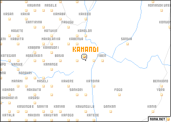 map of Kamandi