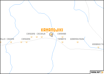 map of Kamandjiki
