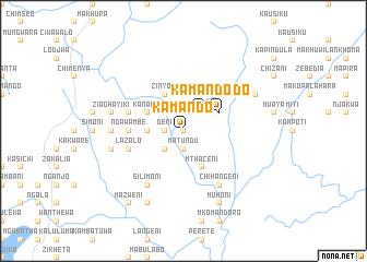 map of Kamando