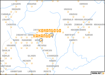 map of Kamando