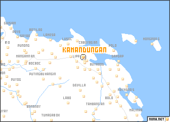 map of Kamandungan