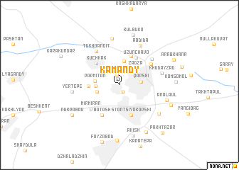 map of Kamandy