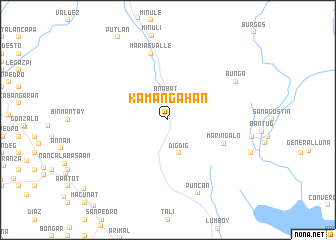 map of Kamangahan