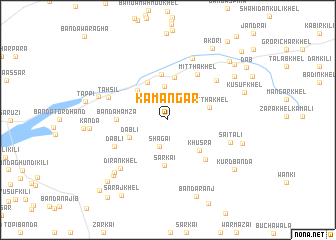 map of Kamangar