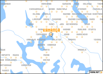 map of Kamanga