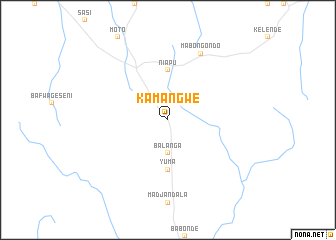 map of Kamangwe