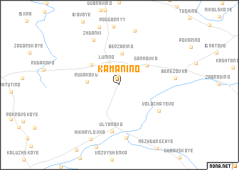 map of Kamanino