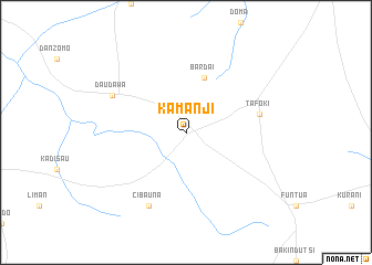 map of Kamanji