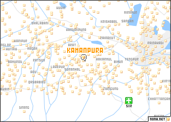 map of Kamānpura