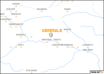 map of Kamanula