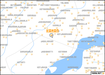 map of Kamān