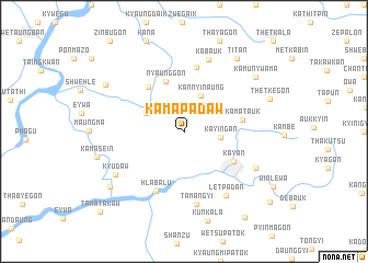 map of Kamapadaw