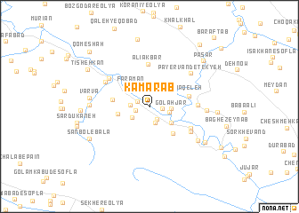 map of Kamar Āb