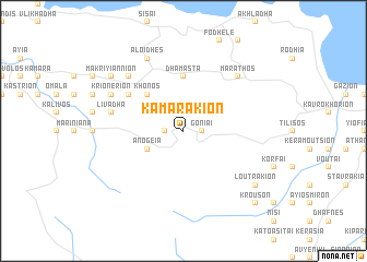 map of Kamarákion