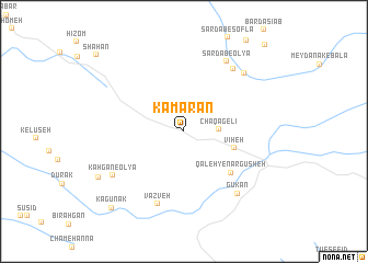 map of Kamarān