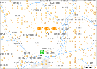 map of Kamar Bānda