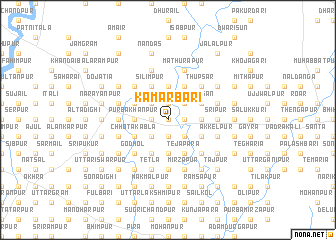 map of Kāmārbāri