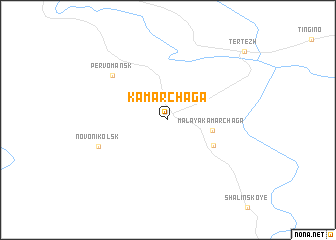 map of Kamarchaga