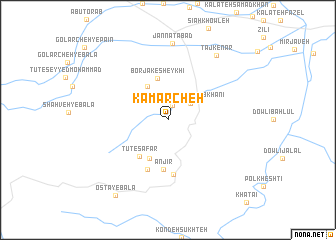 map of Kamarcheh