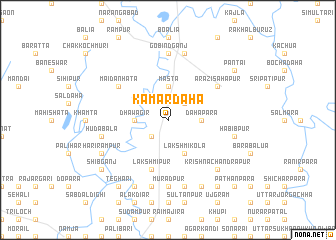 map of Kāmārdaha