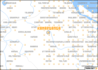 map of Kāmārdānga