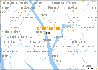 map of Kāmārdānga