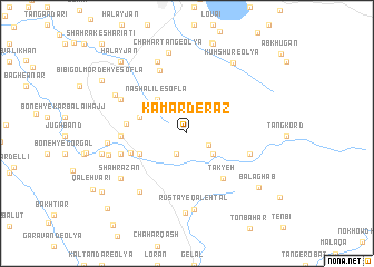 map of Kamar Derāz