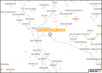 map of Kamareh Gareh