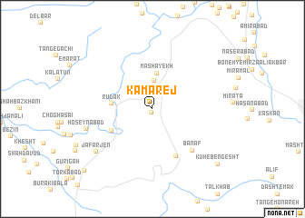 map of Kamārej