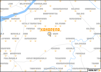 map of Kamaréna