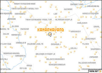 map of Kamarhāvand