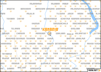 map of Kāmāria