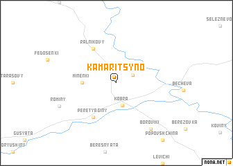 map of Kamaritsyno