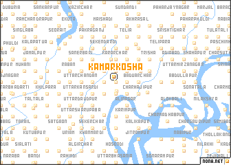 map of Kāmarkosha