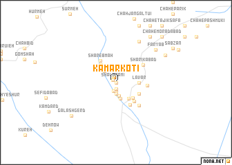 map of Kamar Kotī