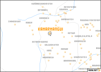 map of Kamar Mangū\