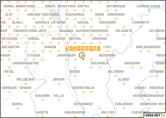 map of Kāmārpāra