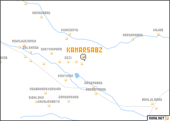 map of Kamar Sabz