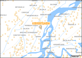 map of Kamar Shāh
