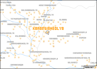 map of Kamar Sīāh-e ‘Olyā